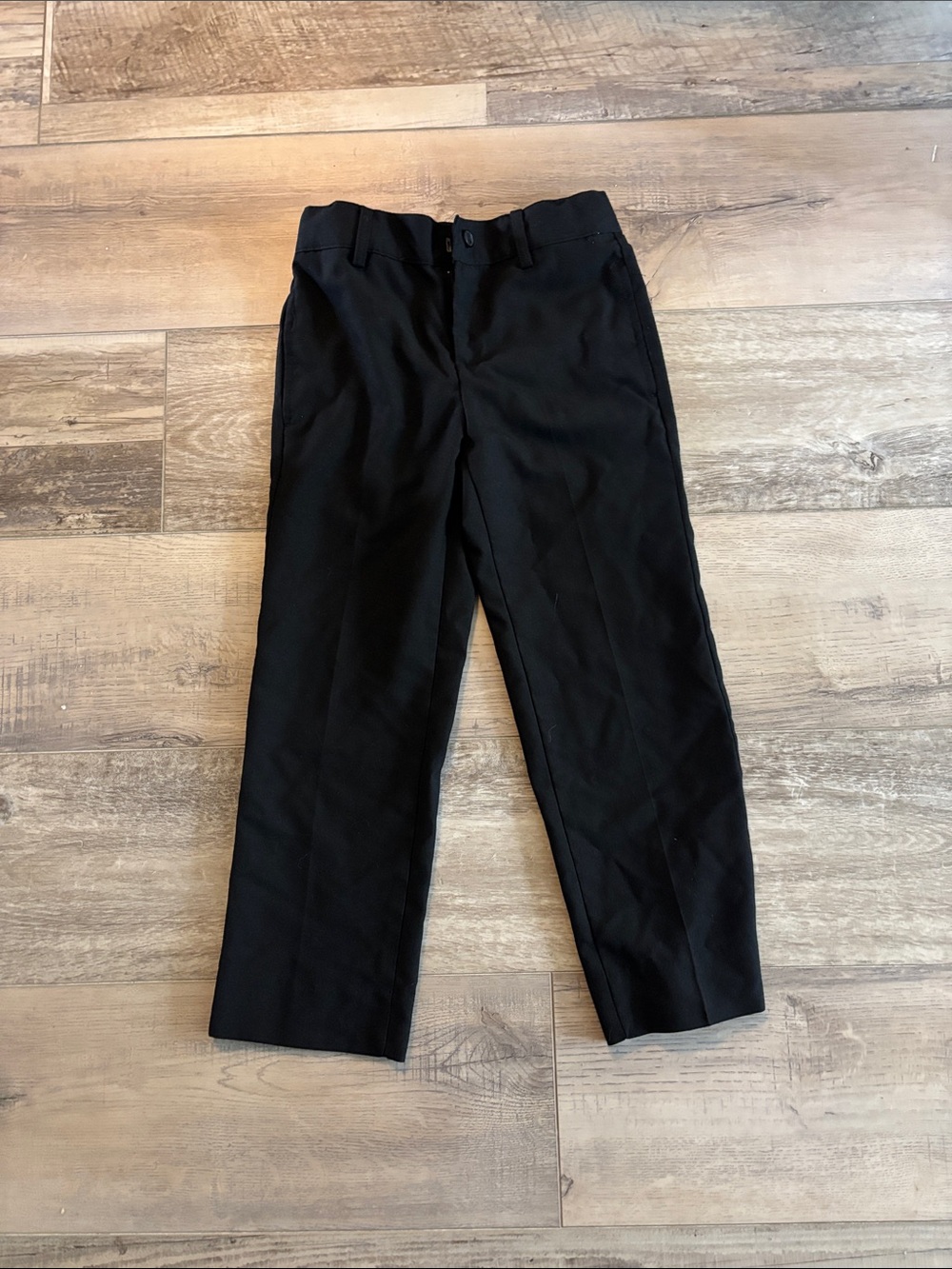 Boys Black Dress Pants - Classic Straight Fit